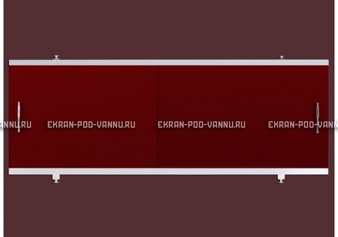 Экран EUROPLEX Универсал бордо под трубы – купить по цене 6250 руб. в интернет-магазине в городе Челябинск картинка 1