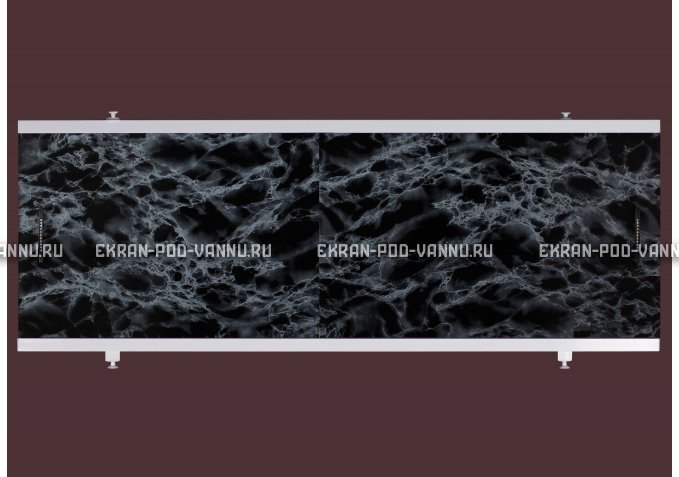 Экран EUROPLEX Универсал черный мрамор – купить по цене 6250 руб. в интернет-магазине в городе Челябинск картинка 1