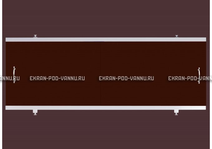 Экран EUROPLEX Универсал шоколад под трубы – купить по цене 6250 руб. в интернет-магазине в городе Челябинск картинка 1