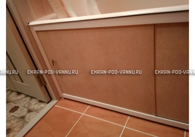 Раздвижной экран EUROPLEX Комфорт бежевый – купить по цене 6750 руб. в интернет-магазине в городе Челябинск картинка 2