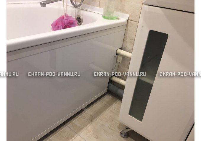 Экран под трубы EUROPLEX Универсал белый высокий – купить по цене 6550 руб. в интернет-магазине в городе Челябинск картинка 1