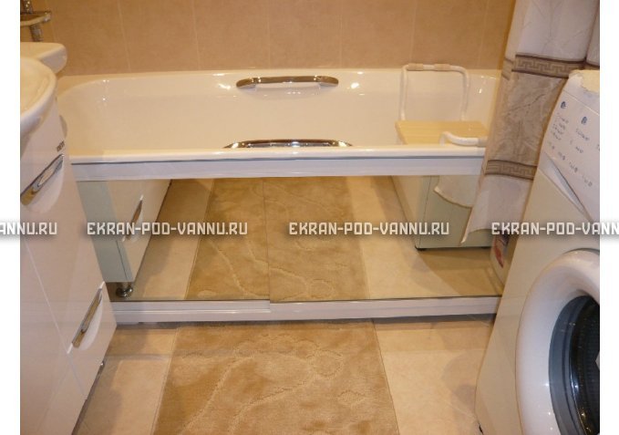 Раздвижной экран EUROPLEX Роликс Зеркальный – купить по цене 9700 руб. в интернет-магазине в городе Челябинск картинка 3