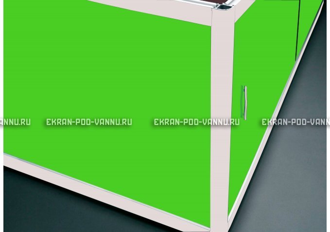 Торцевой экран EUROPLEX Комфорт салатовый – купить по цене 8760 руб. в интернет-магазине в городе Челябинск картинка 1
