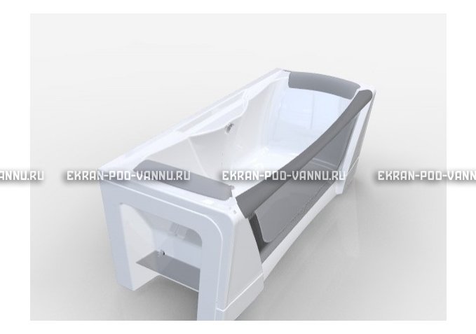 Прозрачная ванна 1MarKa Dolce Vita 180x80 – купить по цене 43200 руб. в интернет-магазине в городе Челябинск картинка 3