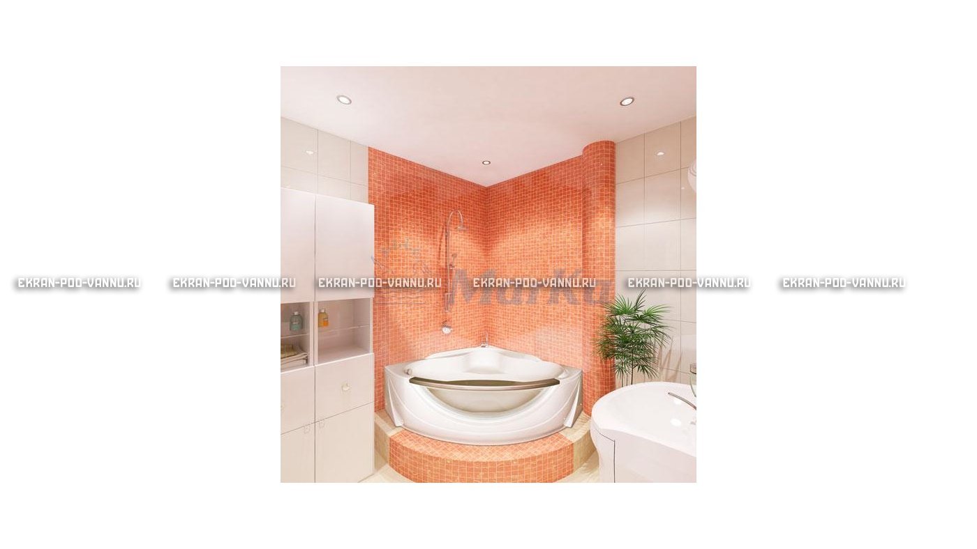 Акриловая ванна 1MarKa Grand Luxe 155х155 – купить по цене 39827 руб. в интернет-магазине в городе Челябинск картинка 15