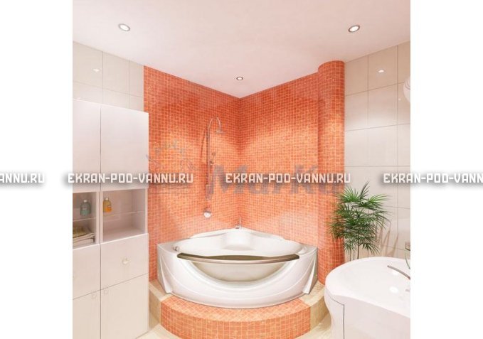 Акриловая ванна 1MarKa Grand Luxe 155х155 – купить по цене 39827 руб. в интернет-магазине в городе Челябинск картинка 4