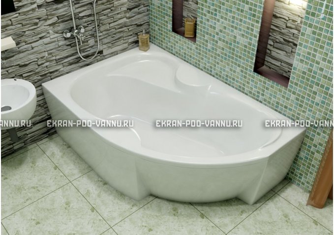 Акриловая ванна Vayer Azalia 170x105 – купить по цене 28800 руб. в интернет-магазине в городе Челябинск картинка 1
