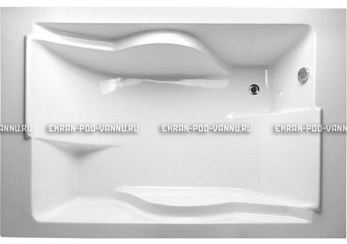 Акриловая ванна Vayer Coral 180x120 – купить по цене 33850 руб. в интернет-магазине в городе Челябинск картинка 2