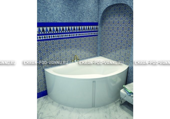Акриловая ванна Vayer Ismena 160x105 – купить по цене 28350 руб. в интернет-магазине в городе Челябинск картинка 1