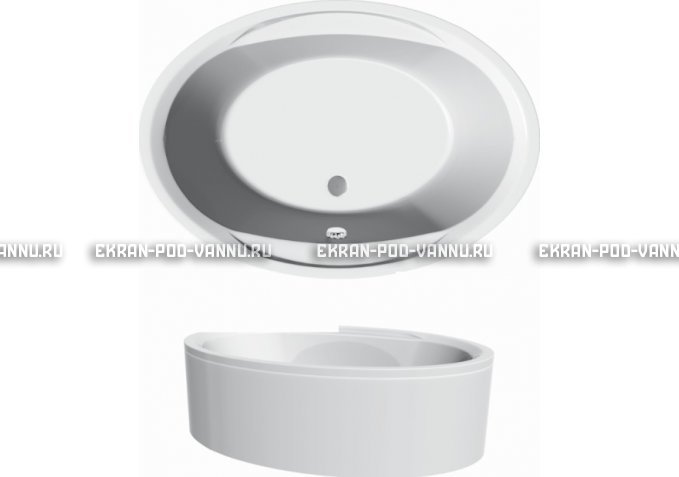 Акриловая ванна Vayer Opal 180x120 – купить по цене 33850 руб. в интернет-магазине в городе Челябинск картинка 3