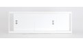 Экран из МДФ EMMY Монро 170 белый в алюминиевой раме – купить по цене 5800 руб. в интернет-магазине в городе Челябинск картинка 53