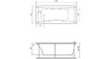 Акриловая ванна Relisan Loara 180x80 – купить по цене 23580 руб. в интернет-магазине в городе Челябинск картинка 17
