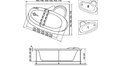 Акриловая ванна Relisan Ariadna 150x110 – купить по цене 24690 руб. в интернет-магазине в городе Челябинск картинка 13