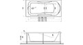 Акриловая ванна Relisan Elvira 160x75 – купить по цене 15940 руб. в интернет-магазине в городе Челябинск картинка 13