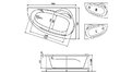 Акриловая ванна Relisan Zoya 140x90 – купить по цене 19000 руб. в интернет-магазине в городе Челябинск картинка 13