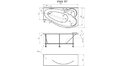 Акриловая ванна 1MarKa Gracia 160x95 – купить по цене 20300 руб. в интернет-магазине в городе Челябинск картинка 17