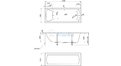 Акриловая ванна 1MarKa Modern 120x70 – купить по цене 7600 руб. в интернет-магазине в городе Челябинск картинка 17