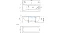 Акриловая ванна 1MarKa Modern 150x70 – купить по цене 9210 руб. в интернет-магазине в городе Челябинск картинка 17