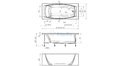 Отрезная ванна 1MarKa Pragmatika 173-155х75 см  – купить по цене 15450 руб. в интернет-магазине в городе Челябинск картинка 25