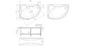 Акриловая ванна 1MarKa Catania 150x100 – купить по цене 17050 руб. в интернет-магазине в городе Челябинск картинка 13