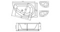 Акриловая ванна Vayer Ismena 160x105 – купить по цене 28350 руб. в интернет-магазине в городе Челябинск картинка 21
